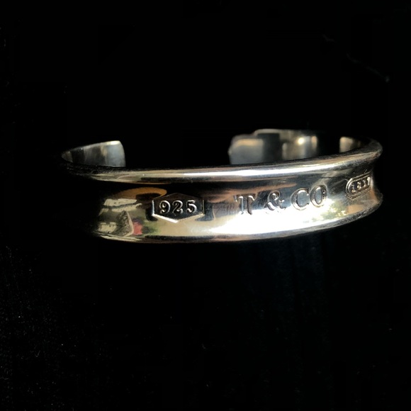 Rare Vintage 1997 Tiffany & Co. Silver Cuff Bracelets - Picture 2 of 6